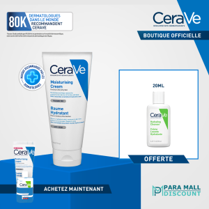 CeraVe Baume Hydratant Corps avec Crème Lavante 20 ml OFFERTE